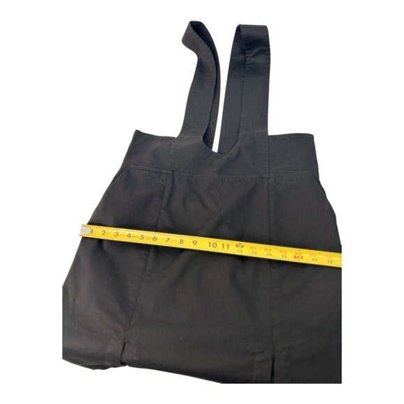 P.A.M. (Perks And Mini) Women's Black Pinafore Mini Dress Size Small Preppy - Picture 7 of 12